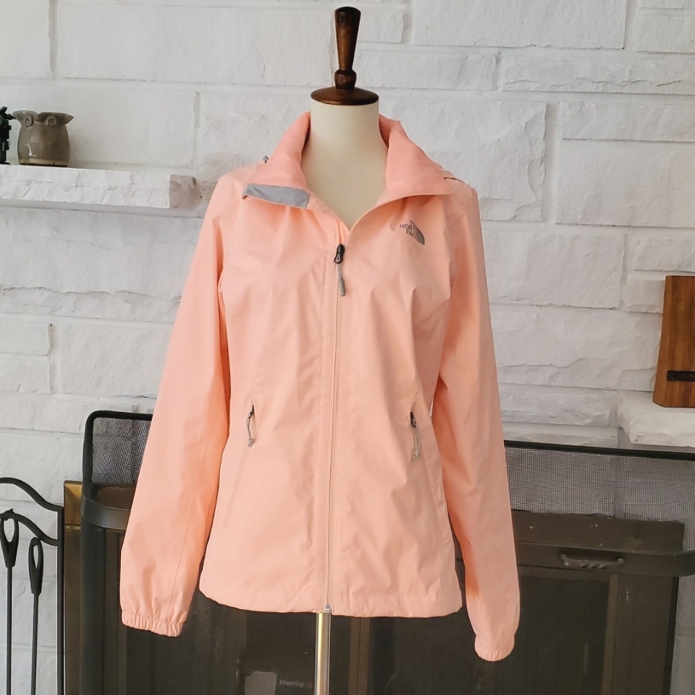 North face woman hooded weather jacket